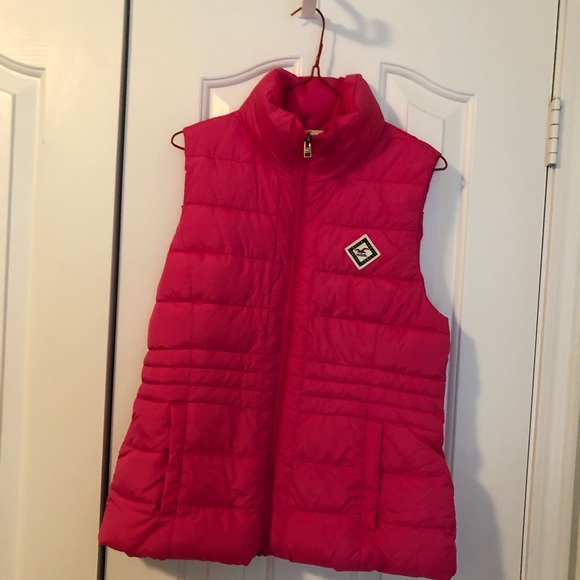 Hollister Jackets & Blazers - Hollister Pink puffer vest